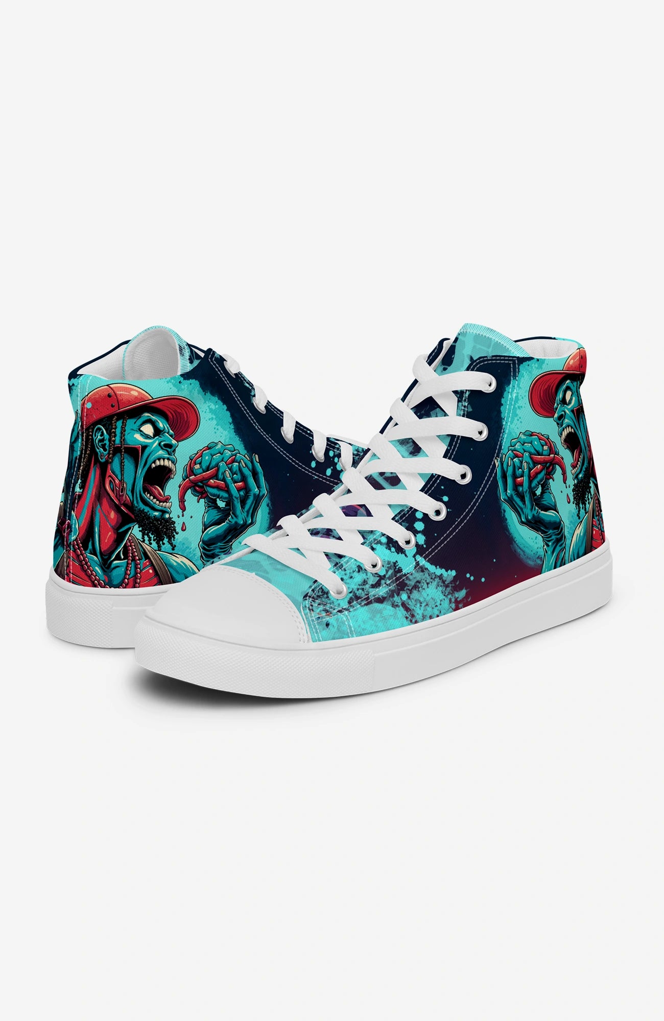 Urban Chaos High Tops | Herren Sneaker Zombie-high-top-sneaker-streetart-urban-comic-design03