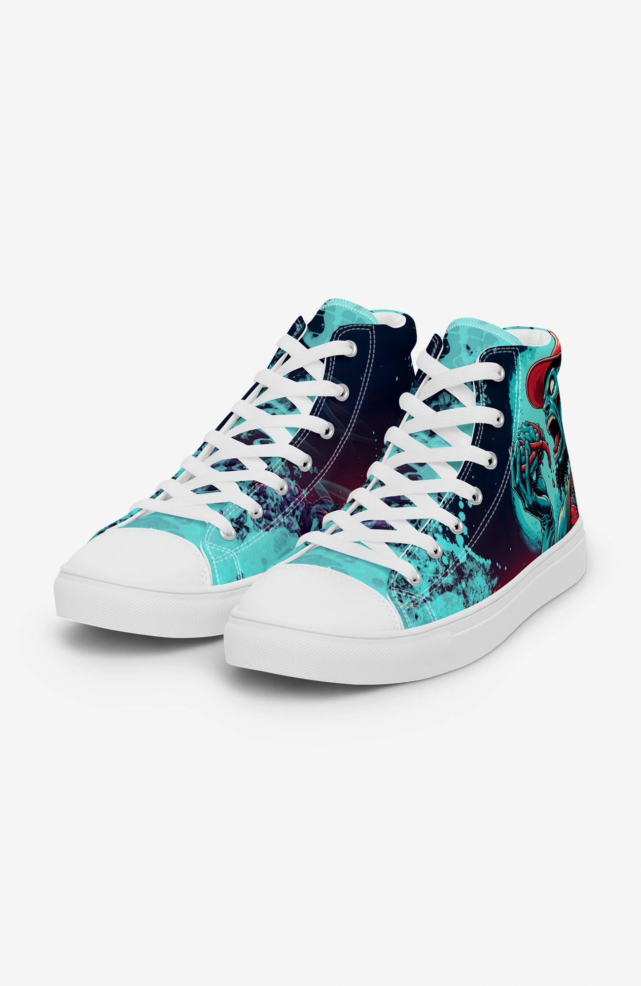 Urban Chaos High Tops | Herren Sneaker Zombie-high-top-sneaker-streetart-urban-comic-design04