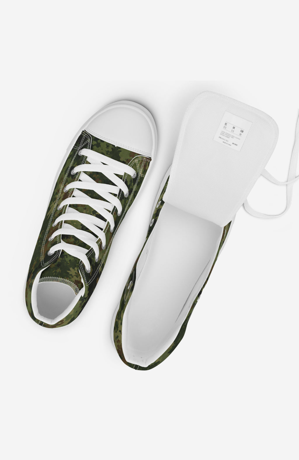 Flecktarn High Tops | Green | Damen Sneaker high-top-sneaker-flecktarn-Green-camouflage-enroldesign-enrolshop-06_8700f668-9b05-4b8e-8f3d-ba82dc856ca5