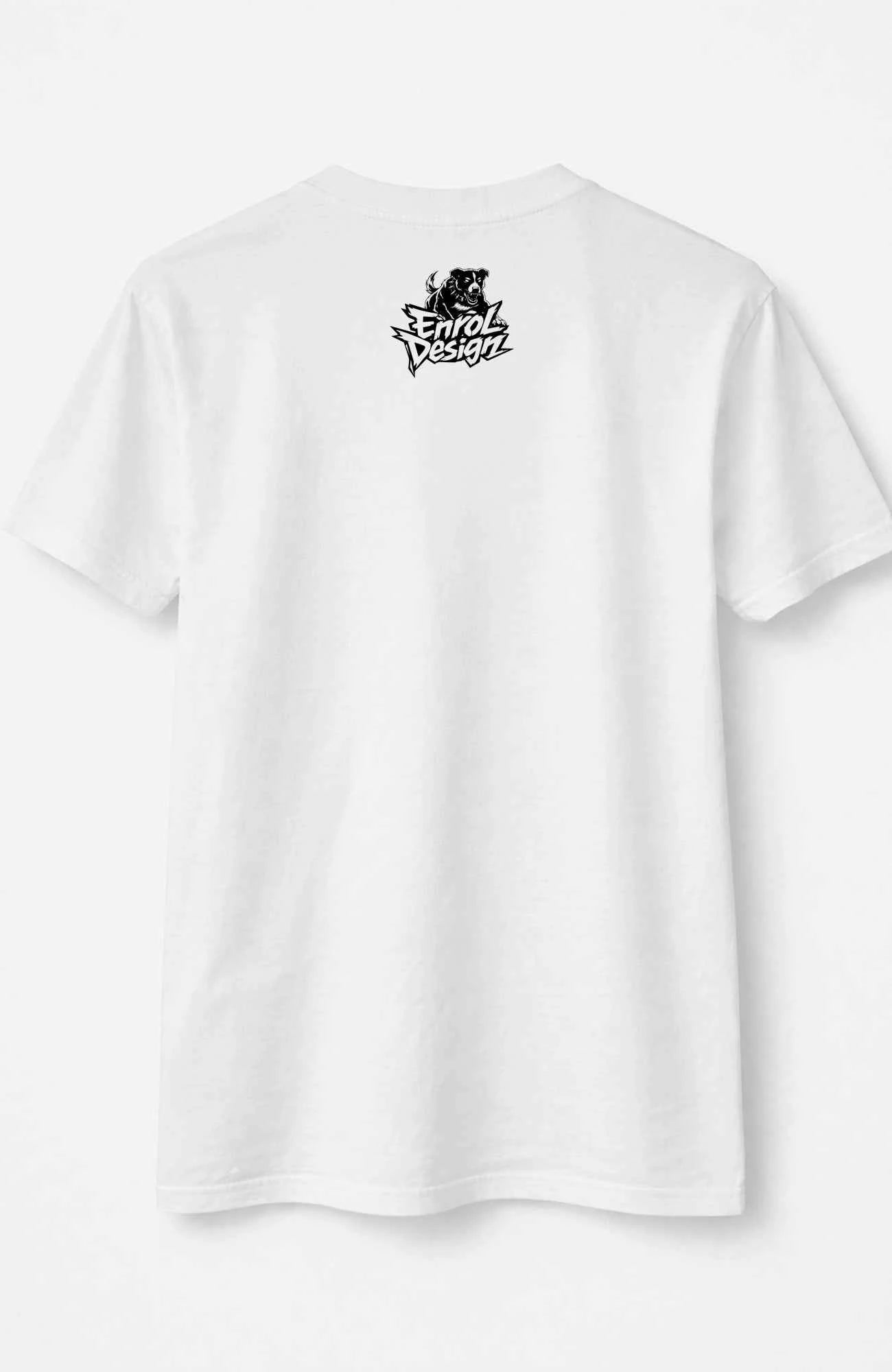 Silent But Deadly T-Shirt – Streetwear Shirt Weiß Shirt no-brakes-no-plan-streetwear-tshirt-weiss-Back