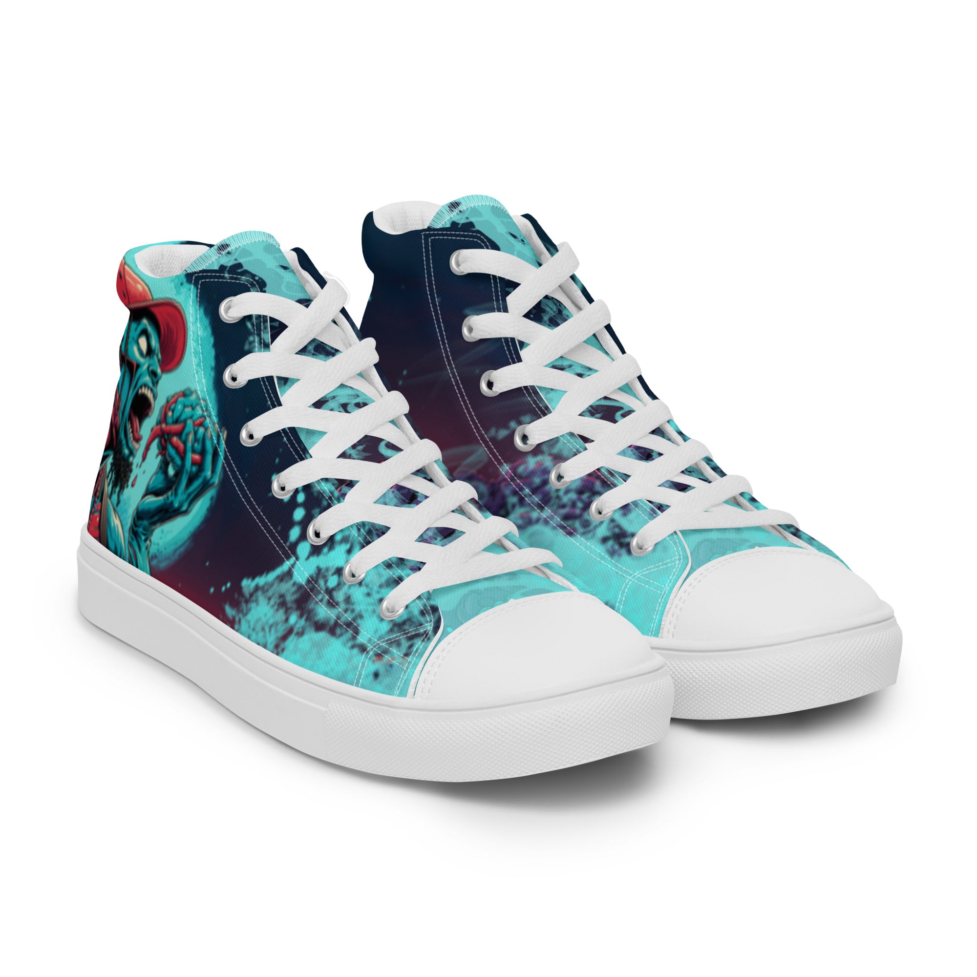 Urban Chaos High Tops | Herren Sneaker womens-high-top-canvas-shoes-white-right-front-69dfce6475200